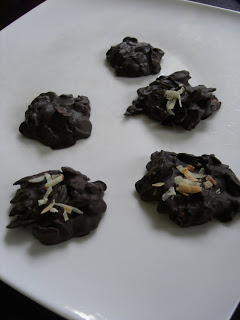 Clean-out-the-pantry chocolate clusters