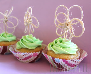 Whimsical daisies, precious hearts, and I do! cupcake toppers